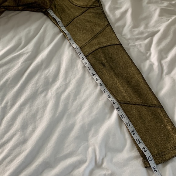 Free People Gold Skinny Moto Pant - Picture 11 of 16